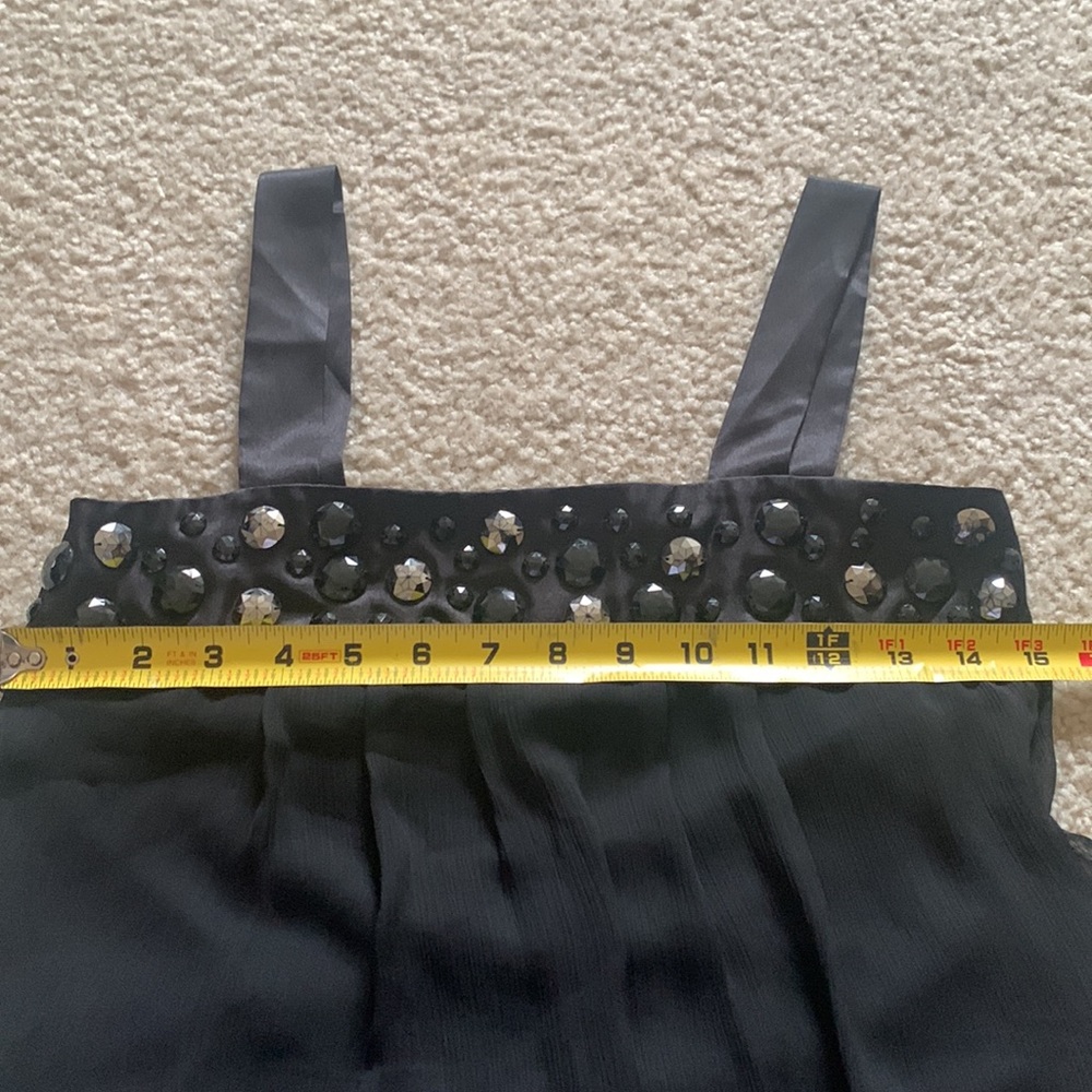 Black top size S embellished - Picture 15 of 17